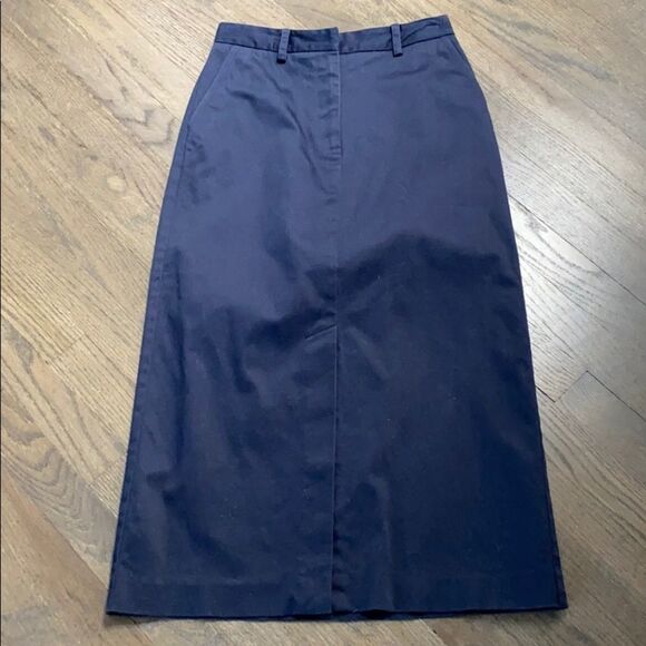 Vintage eddie Bauer Stretch Twill Midi Maxi Skirt - Picture 1 of 4